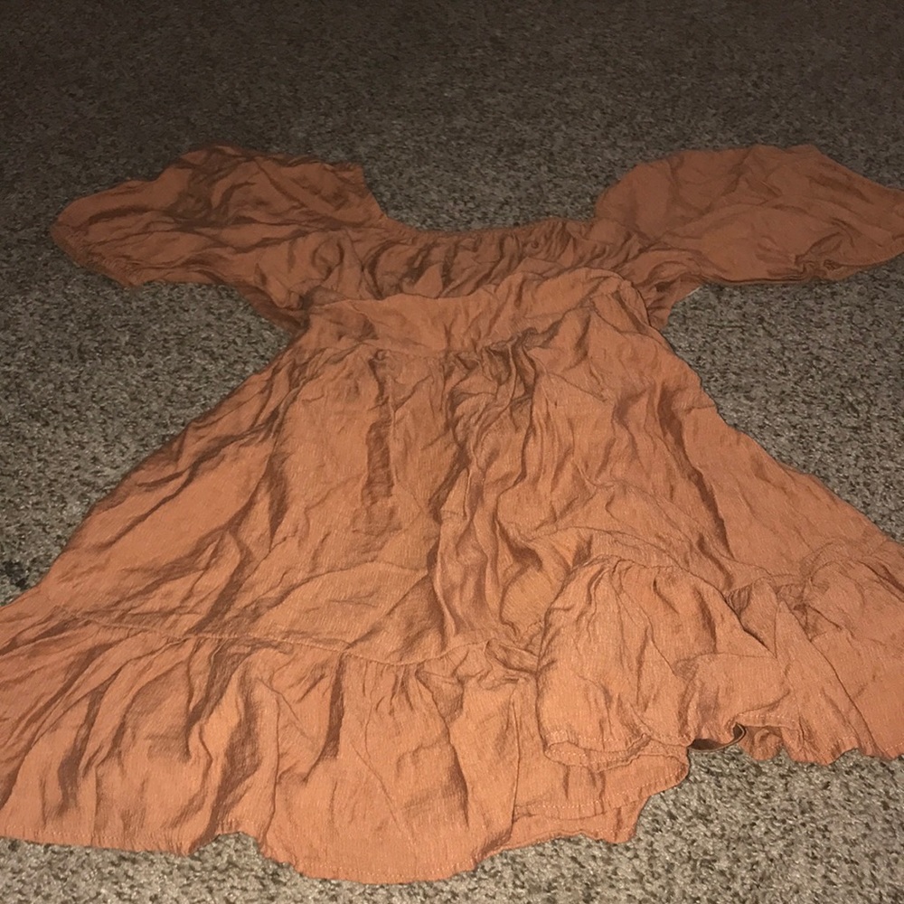 brown altar'd state dress, xs